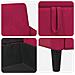 Set di Divani con Storage 2 pz Rosso Vino Poliestere - Foto miniatura 2