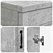 Armadio per Lavabo da Bagno UTRECHT Grigio Cemento - Foto miniatura 8