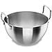 50323 - Calderone semisferico in acciaio inox con manico, 22 cm - Foto miniatura 1