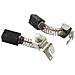 Spazzole di carbone per Metabo SBE650/2S R+L - 6,3 x 8 x 12 mm - coppia - Foto miniatura 2