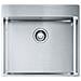 Lavello BXX 210-54 TL 1 Vasca Dimensioni 57 x 51 cm Colore Inox Satinato Serie Box - Foto miniatura 1