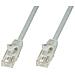 ICOC U6-6U-050T - Cavo di Rete Patch in Rame Cat. 6 Grigio UTP 5m - Foto miniatura 1
