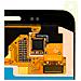 Schermo Lcd Touchscreen Di Ricambio Originale Galaxy A3 2016 - Bianco - Foto miniatura 5