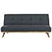 Divano Letto 3 Posti Grigio Scuro Froya - Foto miniatura 7