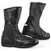 Stivali Calzature Moto Scooter Città Touring Impermeabile Pelle Nero 45 - Foto miniatura 5