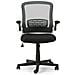Poltrona Da Ufficio Regolabile In Altezza Ed Inclinazione Con Piegatrice Mesh Cosmos, Colore Nero - Foto miniatura 2