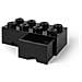 5006248 Cassetto-mattoncino Portaoggetti a 8 Bottoncini Colore Nero - Foto miniatura 1