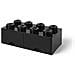5006248 Cassetto-mattoncino Portaoggetti a 8 Bottoncini Colore Nero - Foto miniatura 2
