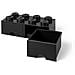 5006248 Cassetto-mattoncino Portaoggetti a 8 Bottoncini Colore Nero - Foto miniatura 3