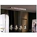 Sospensione A Soffitto Con Barra Di Cristallo A Led Integrata A 4 Luci Cromata - Foto miniatura 2