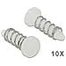 Delock Snap Rivet Per Dissipatore Di Calore - Set 10 Pezzi Bianco - Foto miniatura 1