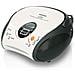 Radio Registratore Stereo Boombox SCD-24 FM con Lettore CD Colore Bianco - Foto miniatura 1