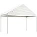 Gazebo Con Tetto Bianco 6,69x4,08x3,22 M In Polietilene - Foto miniatura 2