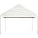 Gazebo Con Tetto Bianco 6,69x4,08x3,22 M In Polietilene - Foto miniatura 3