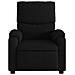 Poltrona Reclinabile In Tessuto Nero - Foto miniatura 3