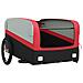 Rimorchio Da Bici Nero E Rosso 45 Kg In Ferro - Foto miniatura 9