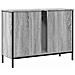 Mobile Lavabo Bagno Grigio Sonoma 80x30x60 Cm Legno Multistrato - Foto miniatura 8