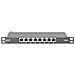 Cavo patch CAT 6A, classe EA, schermato, 8 porte, 0,5U, 10", nero - Foto miniatura 3
