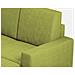 Divano Sakar 2 Posti Medio (due Sedute Da 70cm) + Pouf Misure Esterne L. 168 P. 145 Colore Verde - Foto miniatura 2