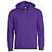Basic Hoody Viola L - Foto miniatura 1
