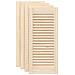 Ante Con Design A Lamelle 4 Pz 69x29,5 Cm In Legno Di Pino - Foto miniatura 2