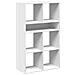 Libreria Bianca 66x31x112 Cm In Legno Multistrato - Foto miniatura 2