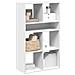 Libreria Bianca 66x31x112 Cm In Legno Multistrato - Foto miniatura 1