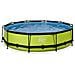 Piscina Fuori Terra - In Giro - 360x360x76 Cm - Groen - Include Accessori Coordinati Cb93 - Foto miniatura 3