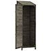 Capanno Giardino Antracite 55x52x174,5 Cm Legno Massello Abete - Foto miniatura 6
