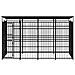 Gabbia per Cani da Esterno con Tetto in Acciaio 7,37 m² - Foto miniatura 2