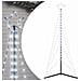 Albero di Natale a LED 363 LED Bianco Freddo 182 cm - Foto miniatura 1