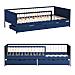 Letto Blu Scuro Per Bambini 190x90cm Con Cassetti Adam - Foto miniatura 11