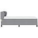 Letto box spring con materasso Grigio chiaro 100 x 200 cm - Foto miniatura 8
