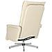 Poltrona Reclinabile Massaggio con Poggiapiedi Crema Similpelle - Foto miniatura 5