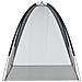 Zanzariera Mongolia con Porte 220 Rete Nera 200x120x130 cm - Foto miniatura 5