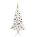 Albero di Natale artificiale Bianco 120 cm PVC e Acciaio - Foto miniatura 3
