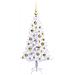 Albero di Natale artificiale Bianco 120 cm PVC e Acciaio - Foto miniatura 4