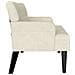 Panca Chesterfield Crema 112 x 65.5 x 75 cm Velluto - Foto miniatura 5