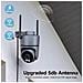 Telecamera Di Sicurezza Wifi Smart Pan Tilt Icsee App 3mp Con Cloud Storage E Rilevamento Umano 64 - Foto miniatura 4