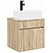 Mobile lavabo da parete Rovere Sonoma 49 x 41 x 63 cm - Foto miniatura 1
