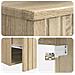 Mobile lavabo da parete Rovere Sonoma 49 x 41 x 63 cm - Foto miniatura 4