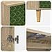 Mobile TV GELEEN 69 x 33 x 50 cm Sonoma Legno ingegnerizzato - Foto miniatura 6