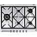 Piano Cottura SRV575GH5 a Gas 5 Fuochi Gas Colore Inox - Foto miniatura 4