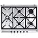 Piano Cottura SRV575GH5 a Gas 5 Fuochi Gas Colore Inox - Foto miniatura 3