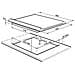 Piano Cottura SRV575GH5 a Gas 5 Fuochi Gas Colore Inox - Foto miniatura 6