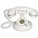 Telefono Fisso a Filo Vintage con Volume Suoneria Rebolabile Colore Bianco - Foto miniatura 4
