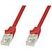 ICOC CCA6U-200-RET - Cavo di rete Patch in CCA Cat. 6 Rosso UTP 20m - Foto miniatura 1