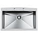 Lavello 1 Vasca 840x510 Mm Quadra Semifilo Inox Spazzolato Cod. 1219 050 - 1219050 - Foto miniatura 1