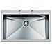 Lavello 1 Vasca 840x510 Mm Quadra Semifilo Inox Spazzolato Cod. 1219 050 - 1219050 - Foto miniatura 2