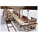 Puzzle in Legno 3D - Piattaforma Ferroviaria- 196 Pezzi - Foto miniatura 2